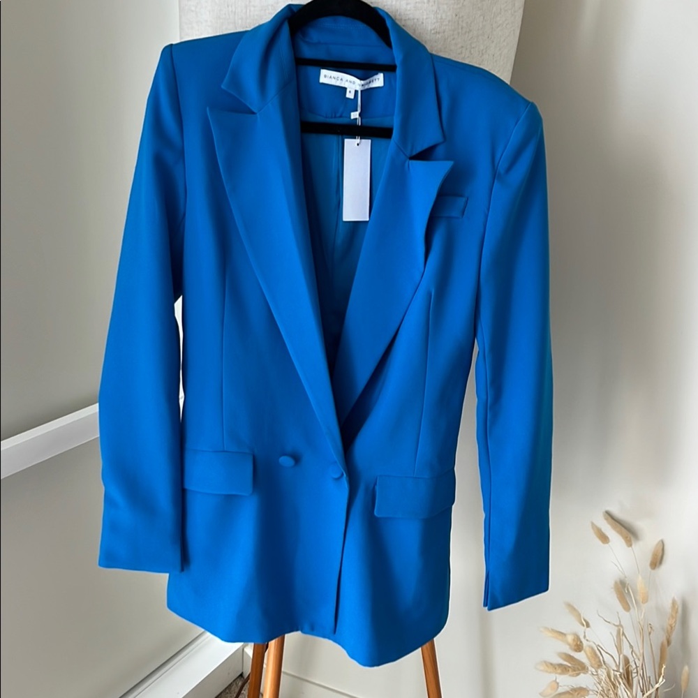 Tailored Blazer with Notched Lapels